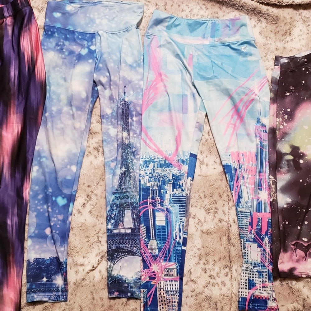 Size 14/16 Justice 3 pants 1 capri